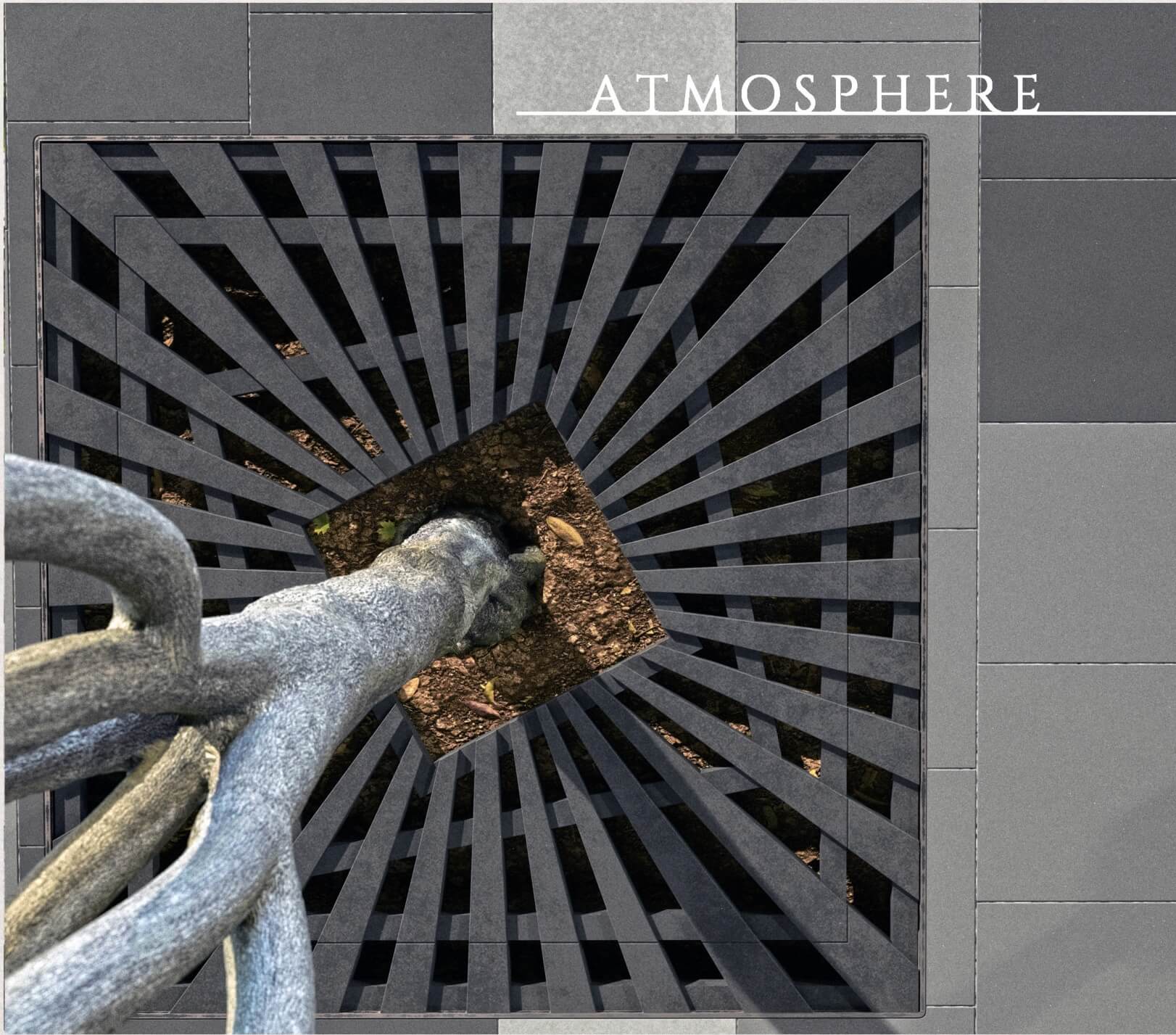 Приствольная решетка для дерева ZKING ATMOSPHERE 1.2х1.2м Черная в Брянске фото