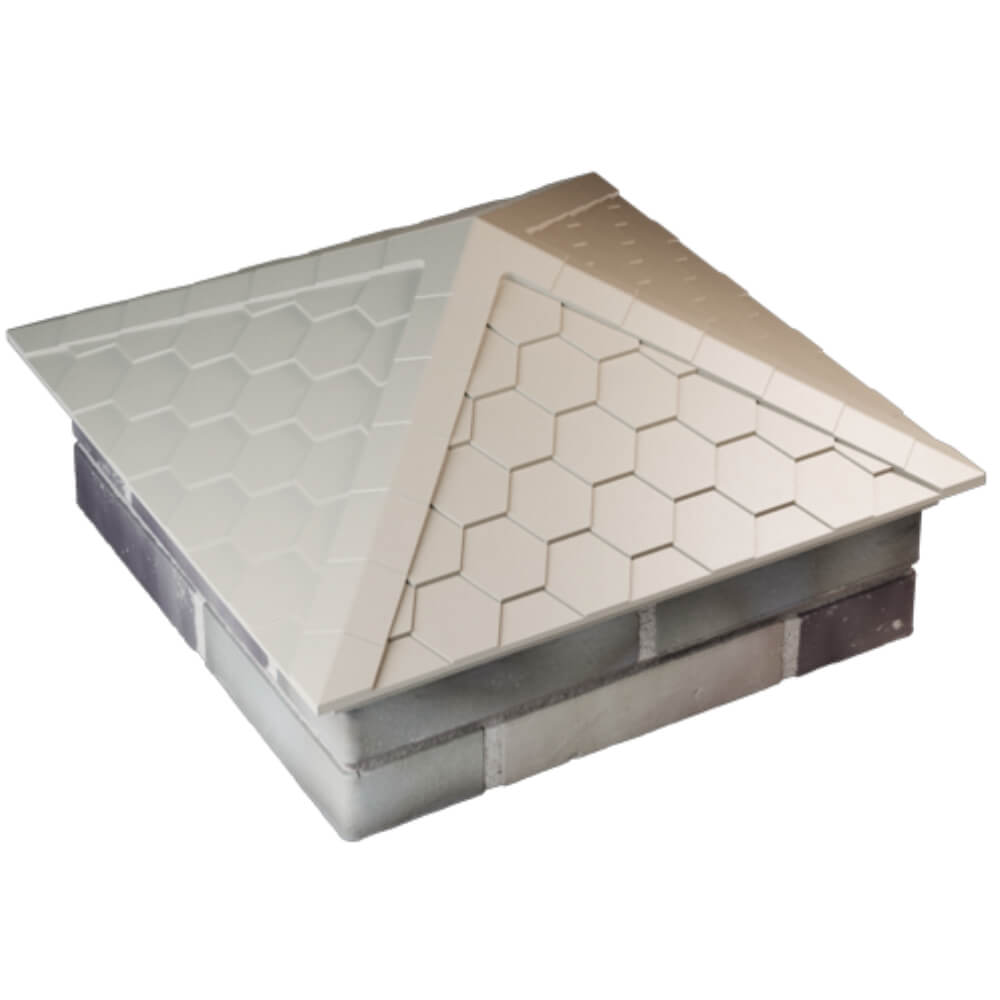 Колпак Zking Эверест Бежевый на столб 2х2 кирпича (535х535мм) Брянск фото