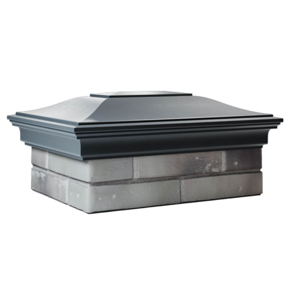 Колпак Zking Монблан Серый на столб 2х1.5 кирпича (515х385мм) в Брянске фото