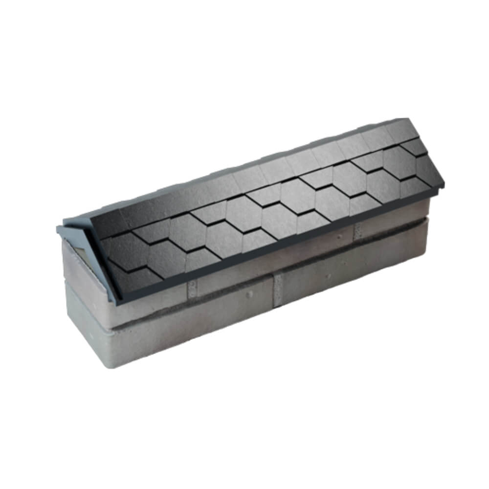 Парапет Zking Эверест Черный с посадкой на 0.5 кирпича (130мм) в Брянске фото