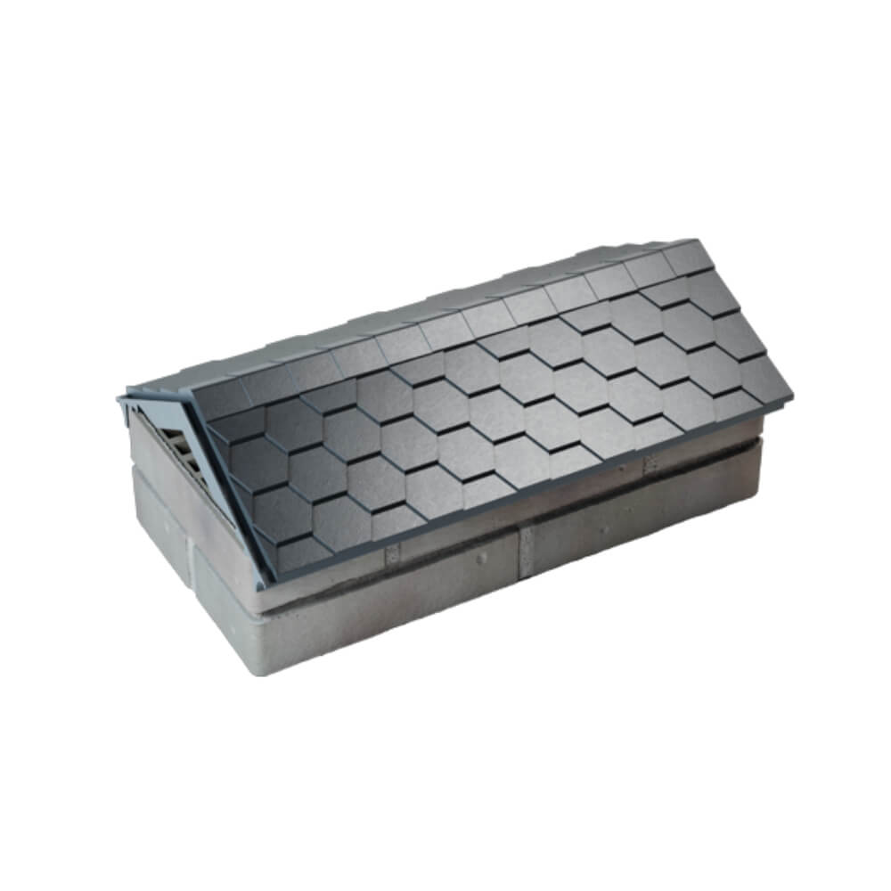 Парапет Zking Эверест Серый с посадкой на 1 кирпич (200/225/255мм) в Брянске фото