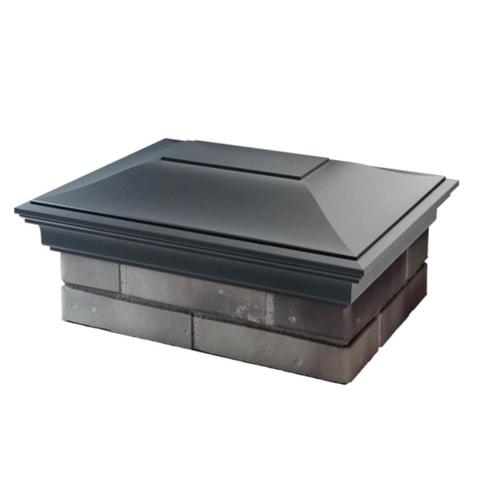 Колпак Zking Монблан Серый на столб 2х1.5 кирпича (515х385мм) в Брянске фото