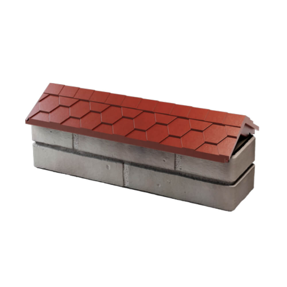 Парапет Zking Эверест Красный с посадкой на 0.5 кирпича (130мм) в Брянске фото