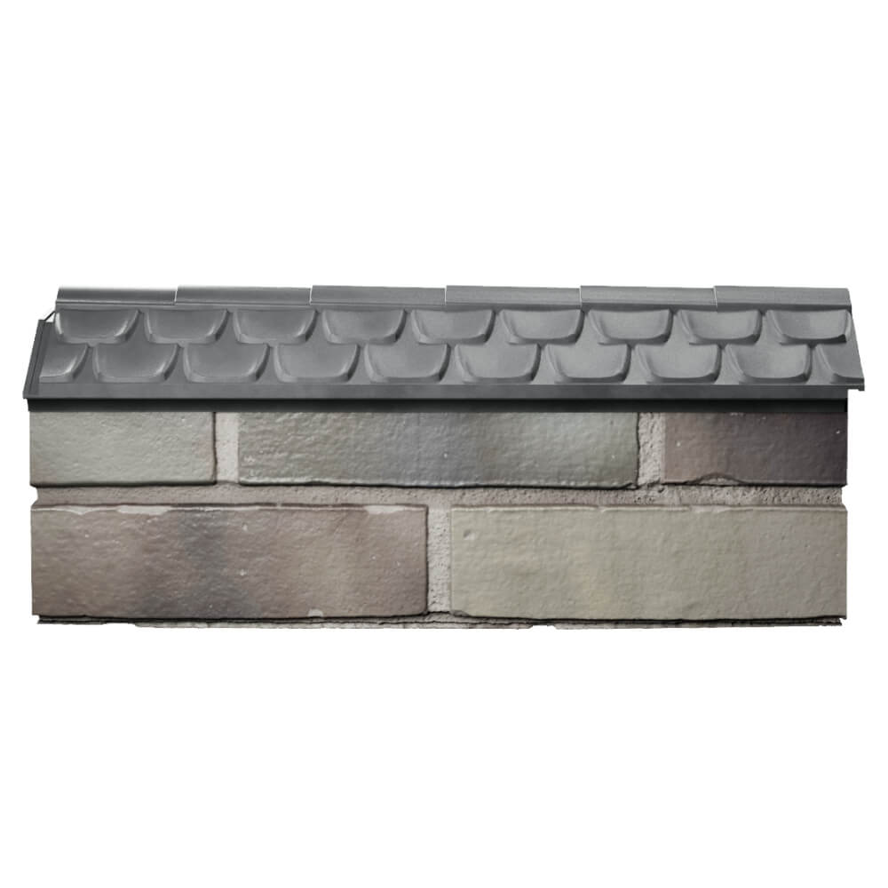 Парапет Zking Эльбрус Серый с посадкой на 0.5 кирпича (130мм) в Брянске фото