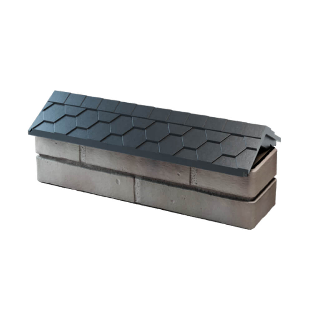 Парапет Zking Эверест Серый с посадкой на 0.5 кирпича (130мм) в Брянске фото