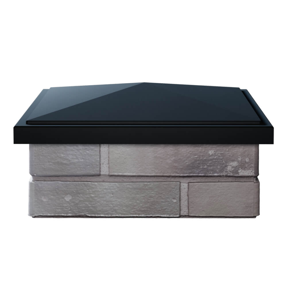 Колпак Zking БонаМоно Черный на столб 1.5х1.5 кирпича (385х385, 400х400мм) Брянск фото