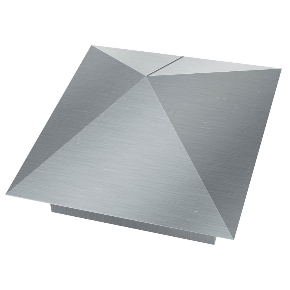 Колпак металлический 380х380мм оцинкованный заборный Брянск фото