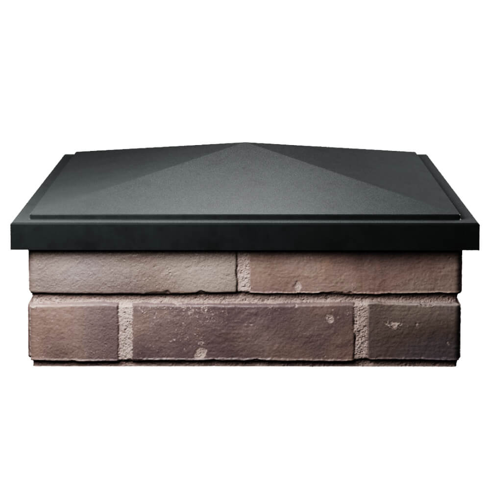 Колпак Zking БонаМоно Черный на столб 2х2 кирпича (515х515, 530х530мм) Брянск фото