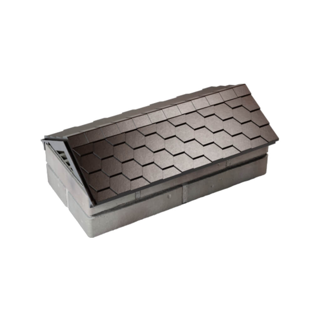 Парапет Zking Эверест Коричневый с посадкой на 1 кирпич (200/225/255мм) в Брянске фото