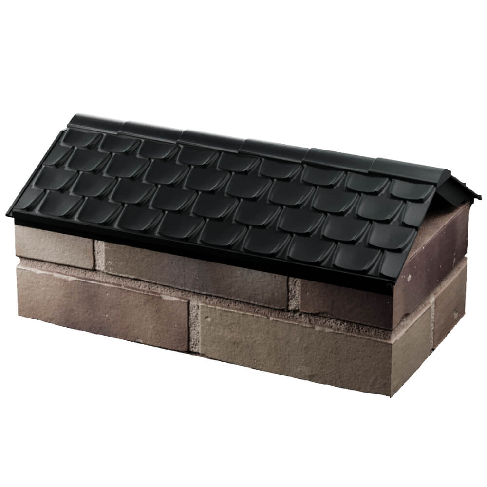 Парапет Zking Эльбрус Черный с посадкой на 1 кирпич (255мм) в Брянске фото