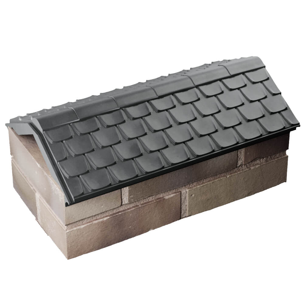 Парапет Zking Эльбрус Серый с посадкой на 1 кирпич (255мм) в Брянске фото