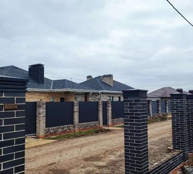 Колпак Zking Бона ХайТек Серый на столб 1.5х1.5 кирпича (385х385мм) в Брянске фото