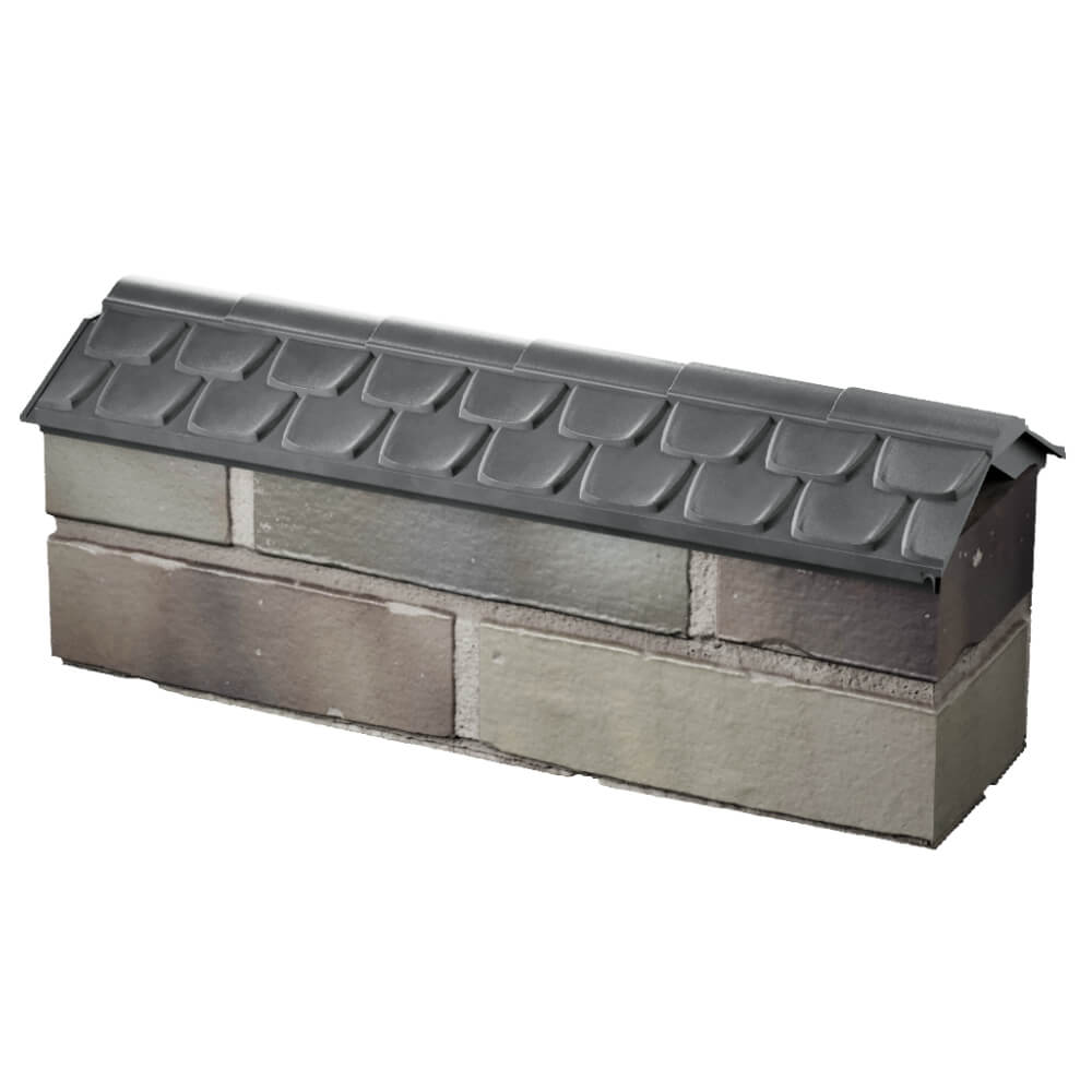 Парапет Zking Эльбрус Серый с посадкой на 0.5 кирпича (130мм) в Брянске фото