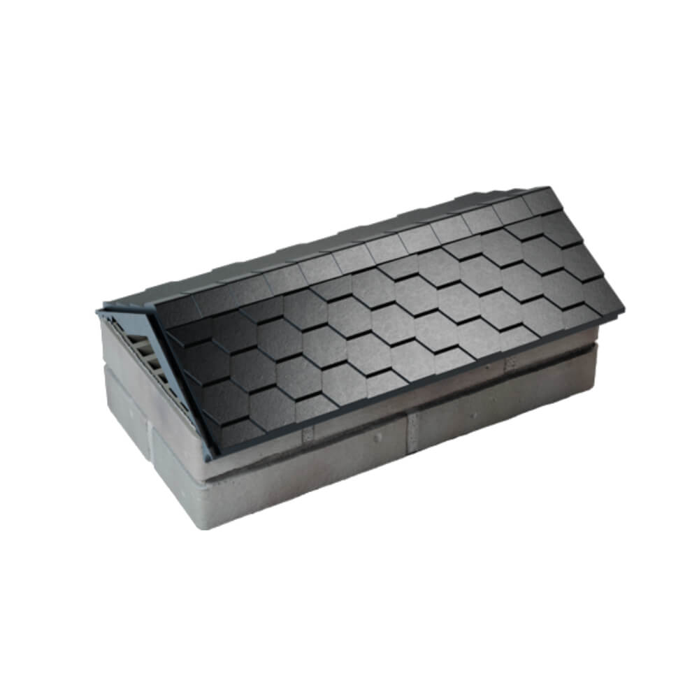 Парапет Zking Эверест Черный с посадкой на 1 кирпич (200/225/255мм) в Брянске фото