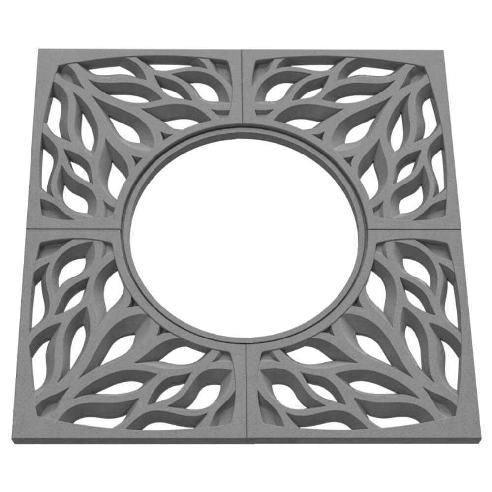 Приствольная решетка для дерева ZKING CRUST 1.2х1.2м Серая в Брянске фото