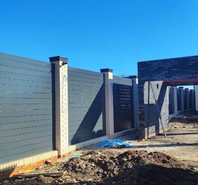 Колпак Zking Бона ХайТек Серый на столб 1.5х1.5 кирпича (385х385мм) в Брянске фото