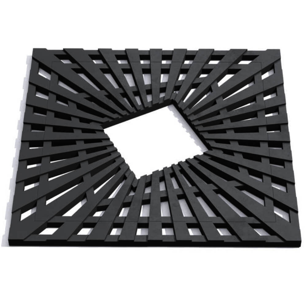 Приствольная решетка для дерева ZKING ATMOSPHERE 1.2х1.2м Черная Брянск фото