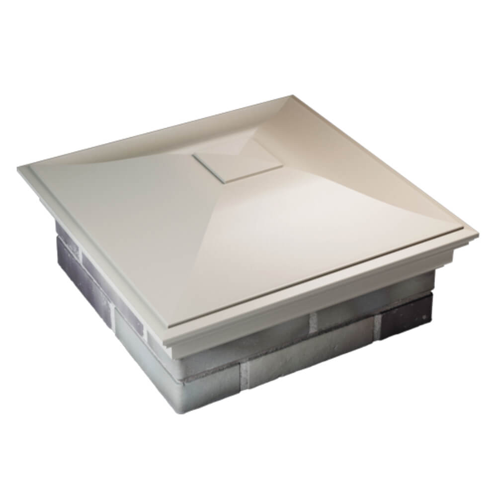 Колпак Zking Монблан Бежевый на столб 2х2 кирпича (515х515мм) Брянск фото