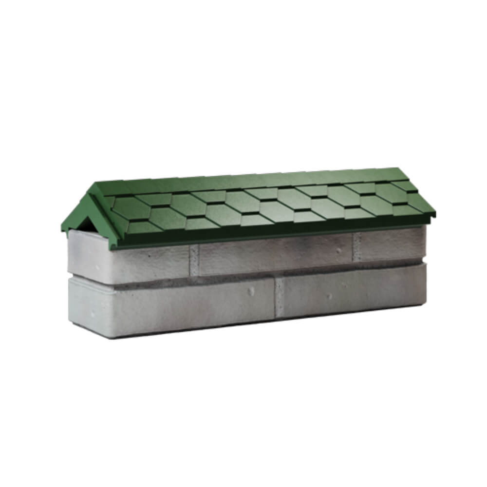 Парапет Zking Эверест Зеленый с посадкой на 0.5 кирпича (130мм) Брянск фото