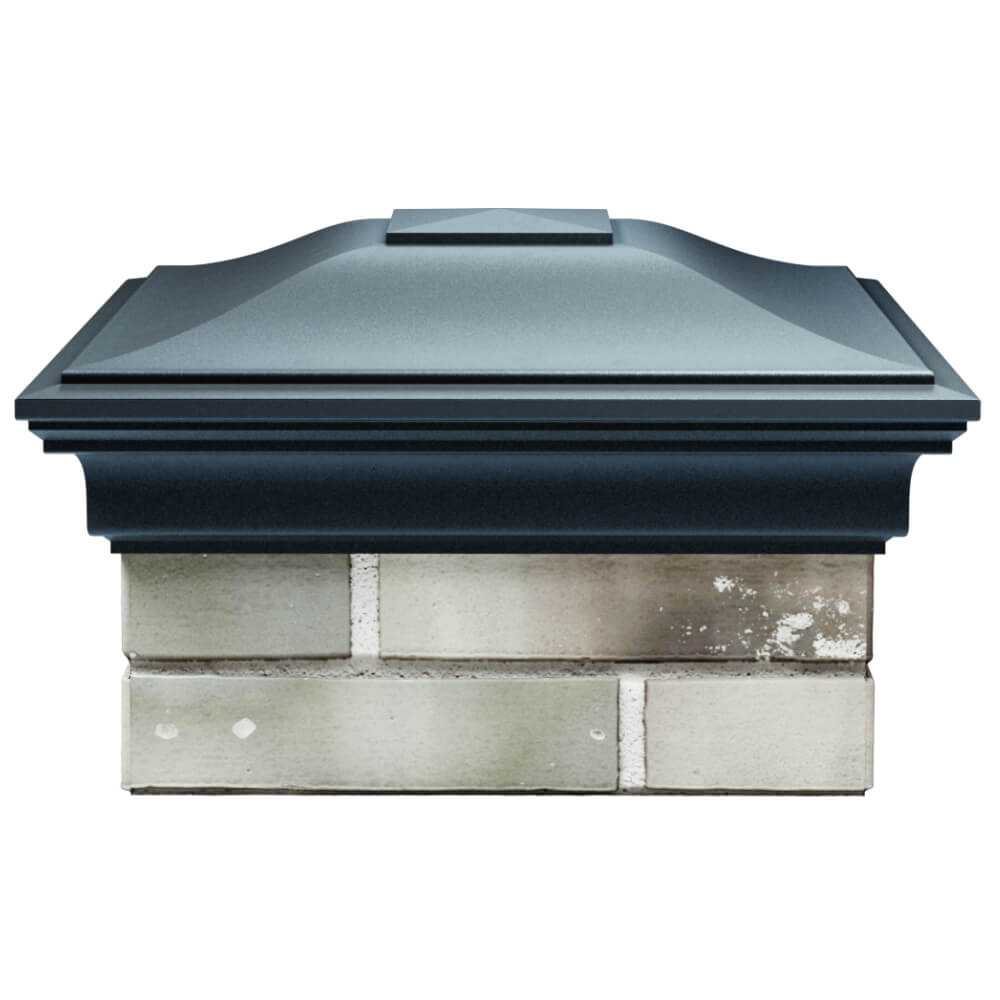 Колпак Zking Монблан Серый на столб 1.5х1.5 кирпича (385х385мм) Брянск фото