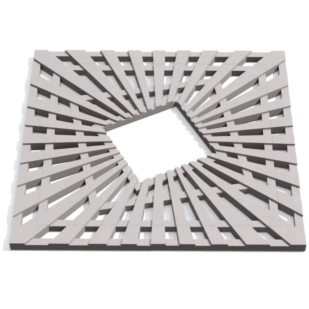 Приствольная решетка для дерева ZKING ATMOSPHERE 1.2х1.2м Бежевая Брянск фото