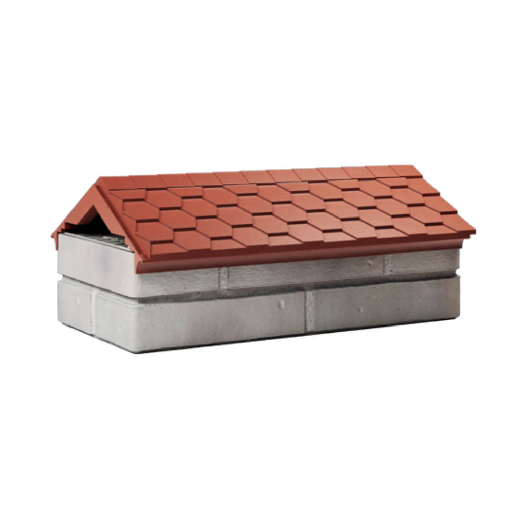 Парапет Zking Эверест Красный с посадкой на 1 кирпич (200/225/255мм) Брянск фото