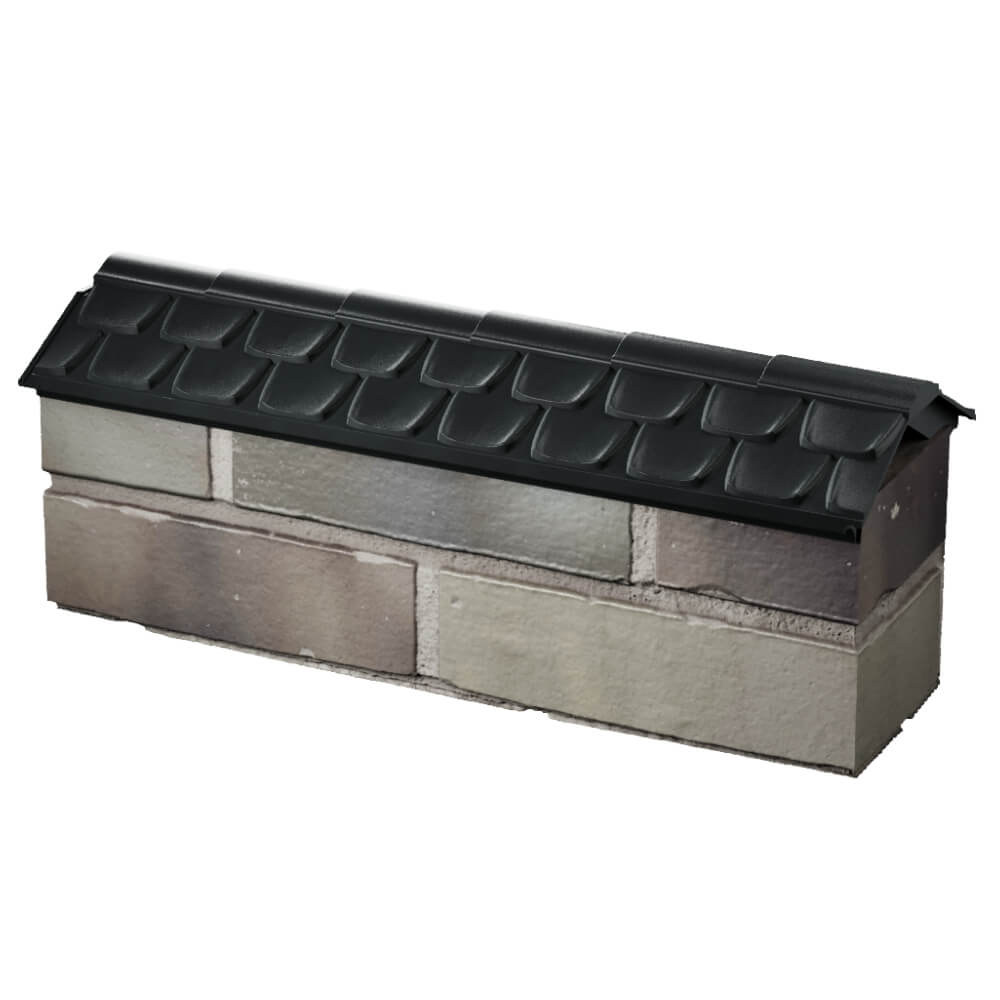 Парапет Zking Эльбрус Черный с посадкой на 0.5 кирпича (130мм) в Брянске фото