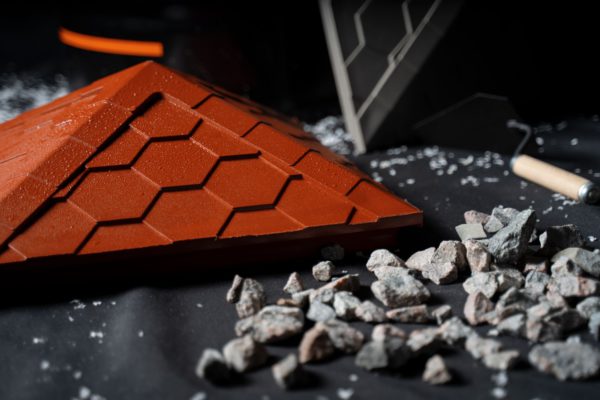 Колпак Zking Эверест Красный на столб 1.5х1.5 кирпича (390х390мм) в Брянске фото