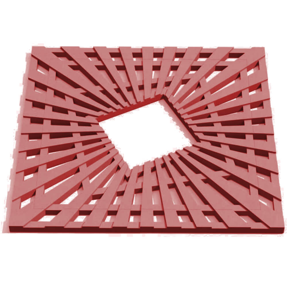 Приствольная решетка для дерева ZKING ATMOSPHERE 1.2х1.2м Красная Брянск фото