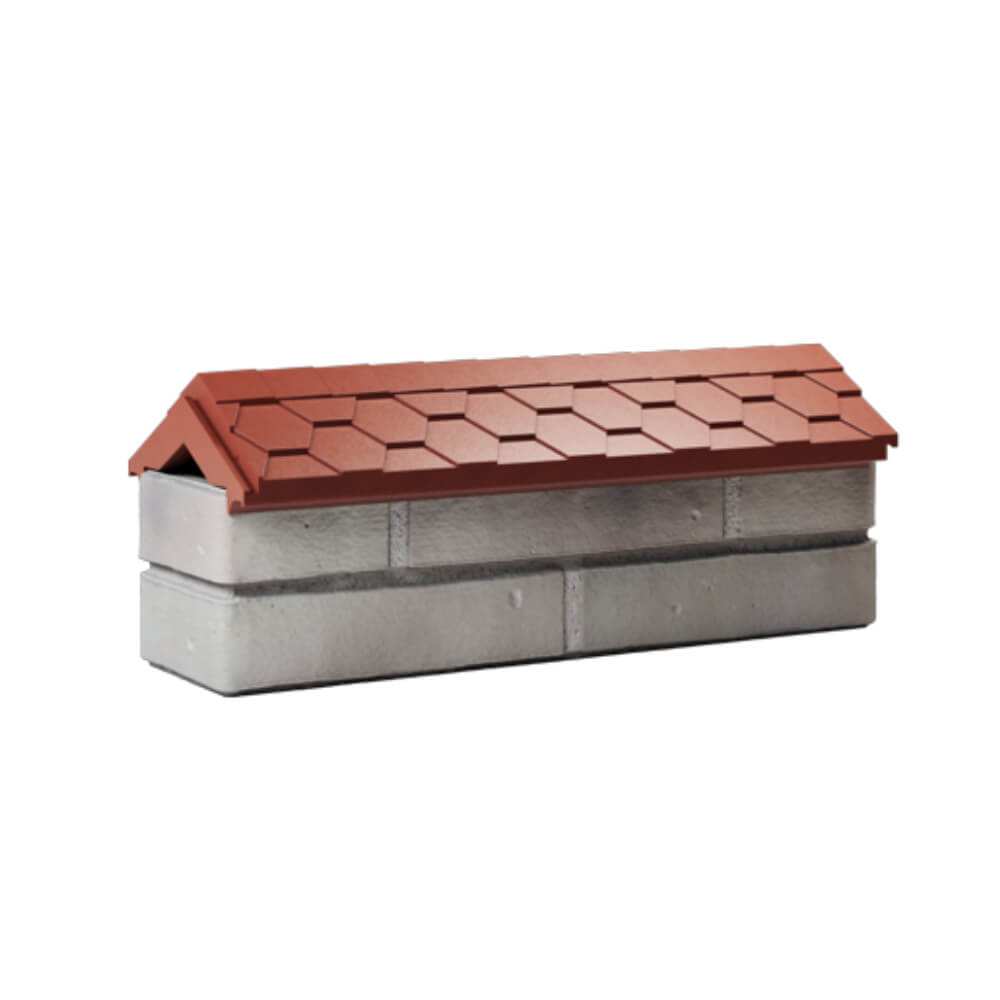 Парапет Zking Эверест Красный с посадкой на 0.5 кирпича (130мм) Брянск фото