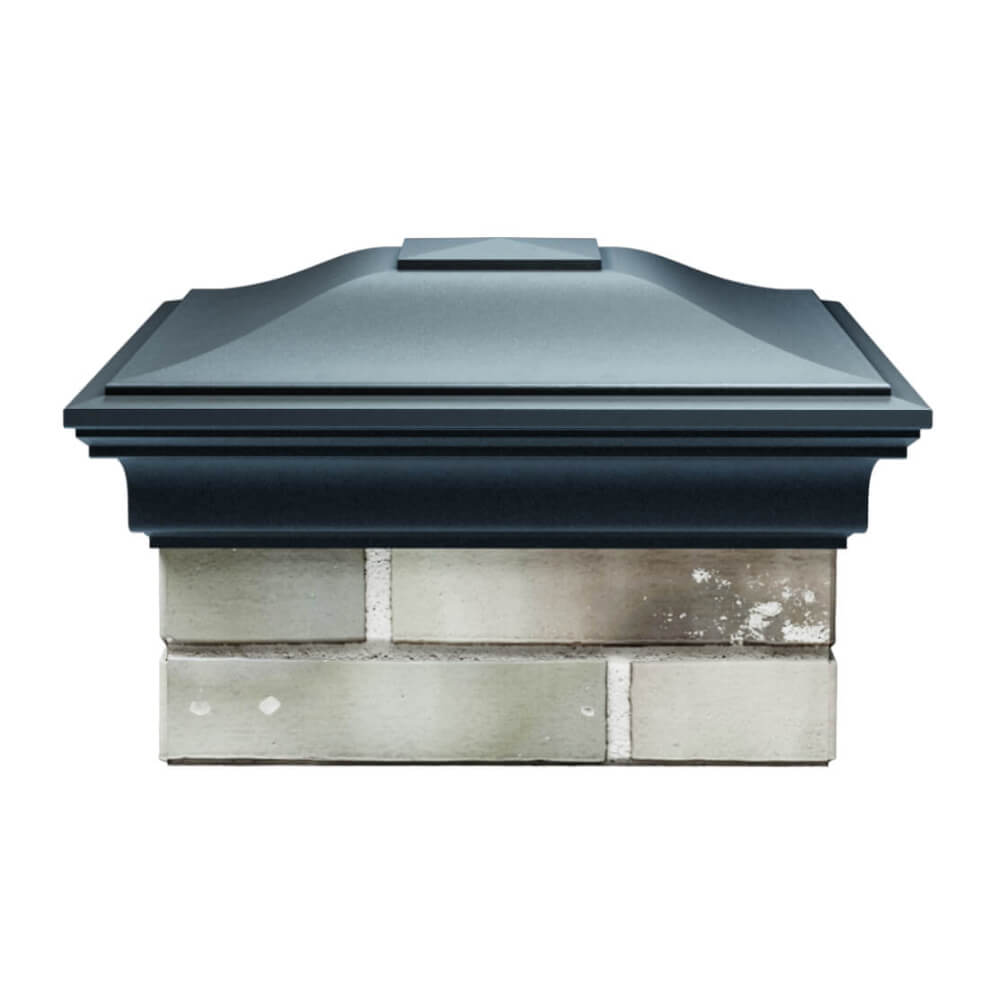 Колпак Zking Монблан Серый на столб 1.5х1.5 еврокирпича 0.7НФ (355х355мм) Брянск фото