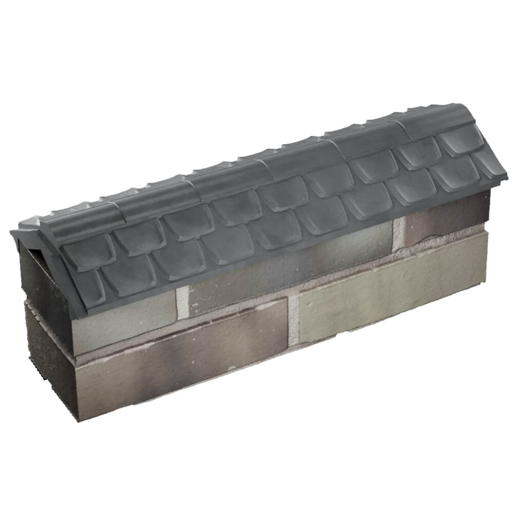 Парапет Zking Эльбрус Серый с посадкой на 0.5 кирпича (130мм) в Брянске фото