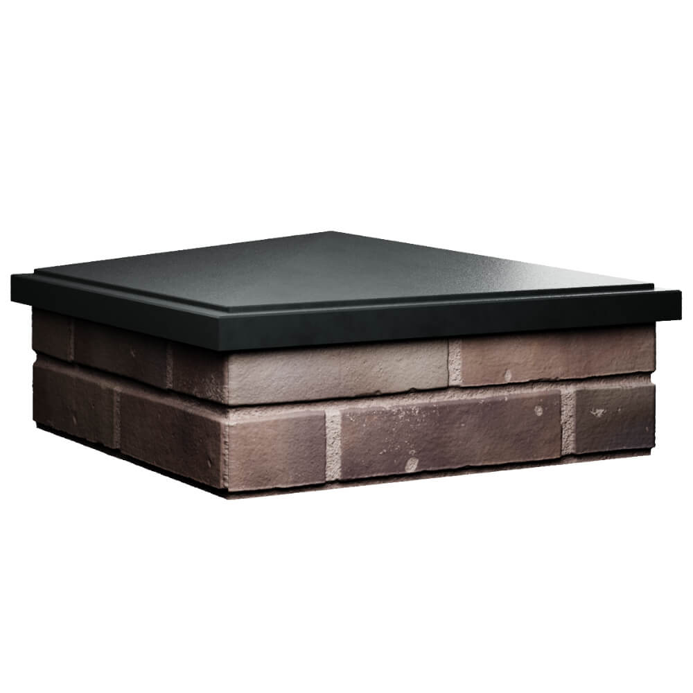 Колпак Zking БонаМоно Черный на столб 2х2 кирпича (515х515, 530х530мм) в Брянске фото