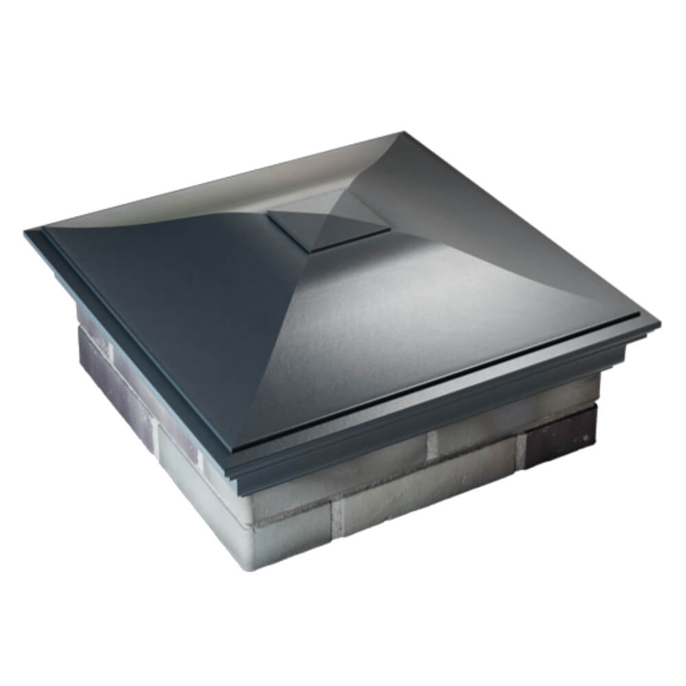 Колпак Zking Монблан Серый на столб 2х2 кирпича (515х515мм) Брянск фото