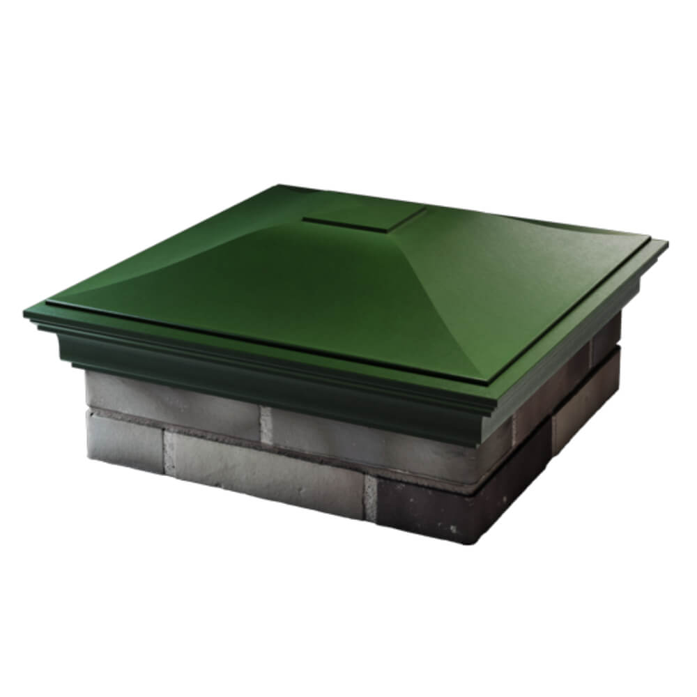 Колпак Zking Монблан Зеленый на столб 2х2 кирпича (515х515мм) в Брянске фото