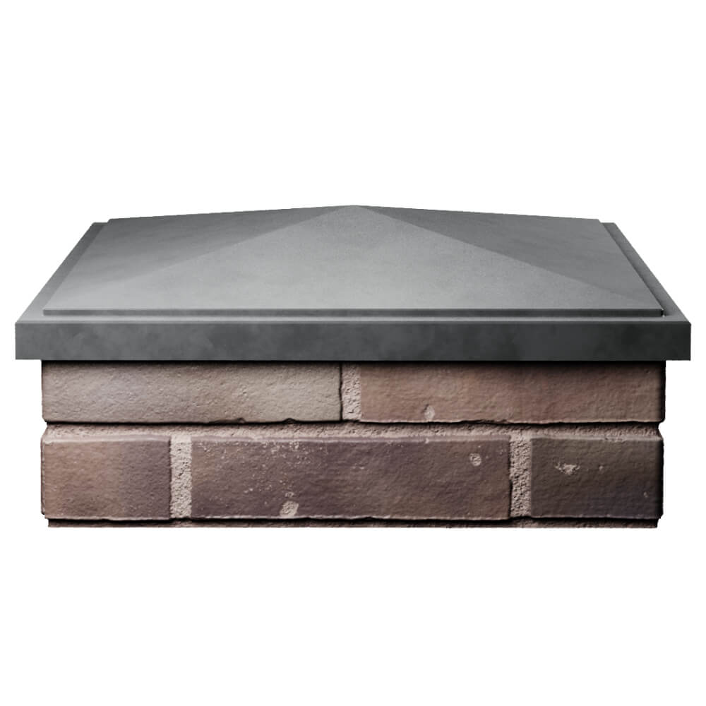 Колпак Zking БонаМоно Серый на столб 2х2 кирпича (515х515, 530х530мм) Брянск фото