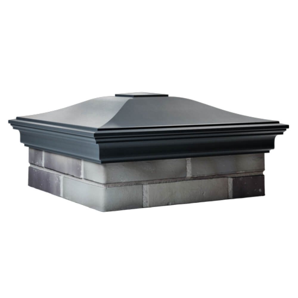 Колпак Zking Монблан Серый на столб 2х2 кирпича (515х515мм) в Брянске фото