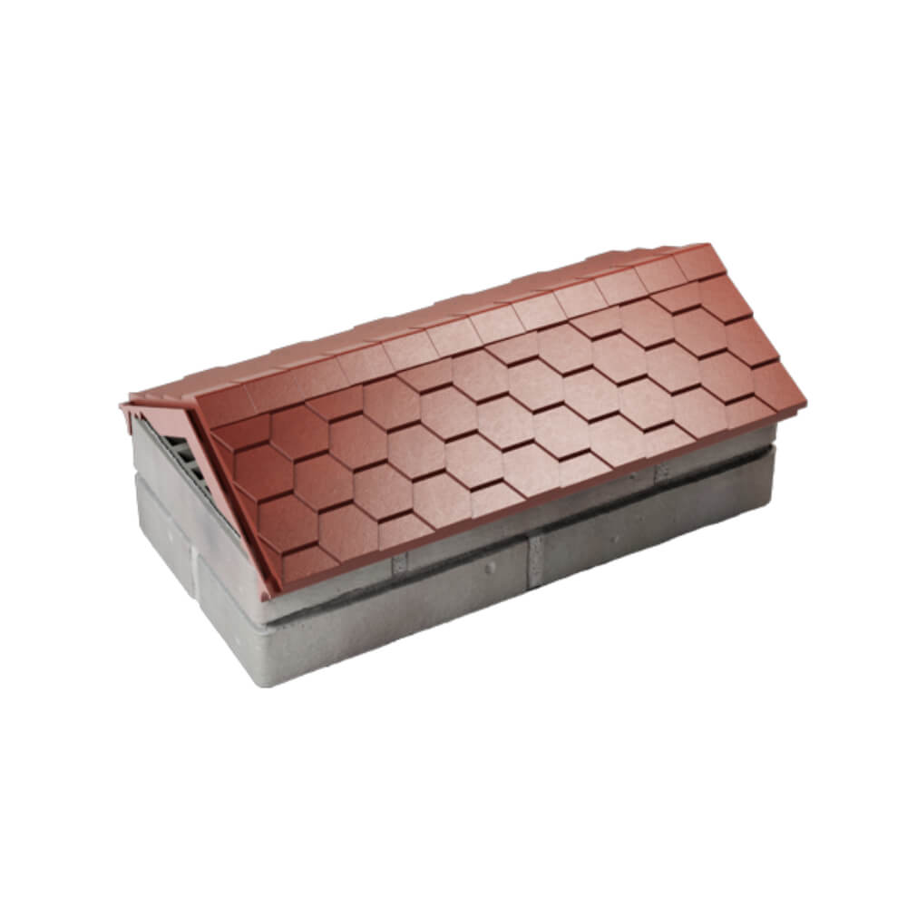 Парапет Zking Эверест Красный с посадкой на 1 кирпич (200/225/255мм) в Брянске фото