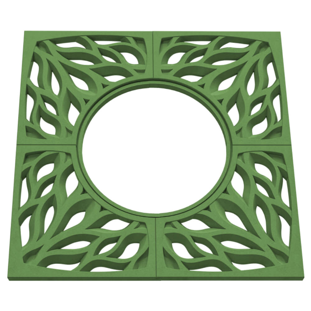 Приствольная решетка для дерева ZKING CRUST 1.2х1.2м Зеленая в Брянске фото