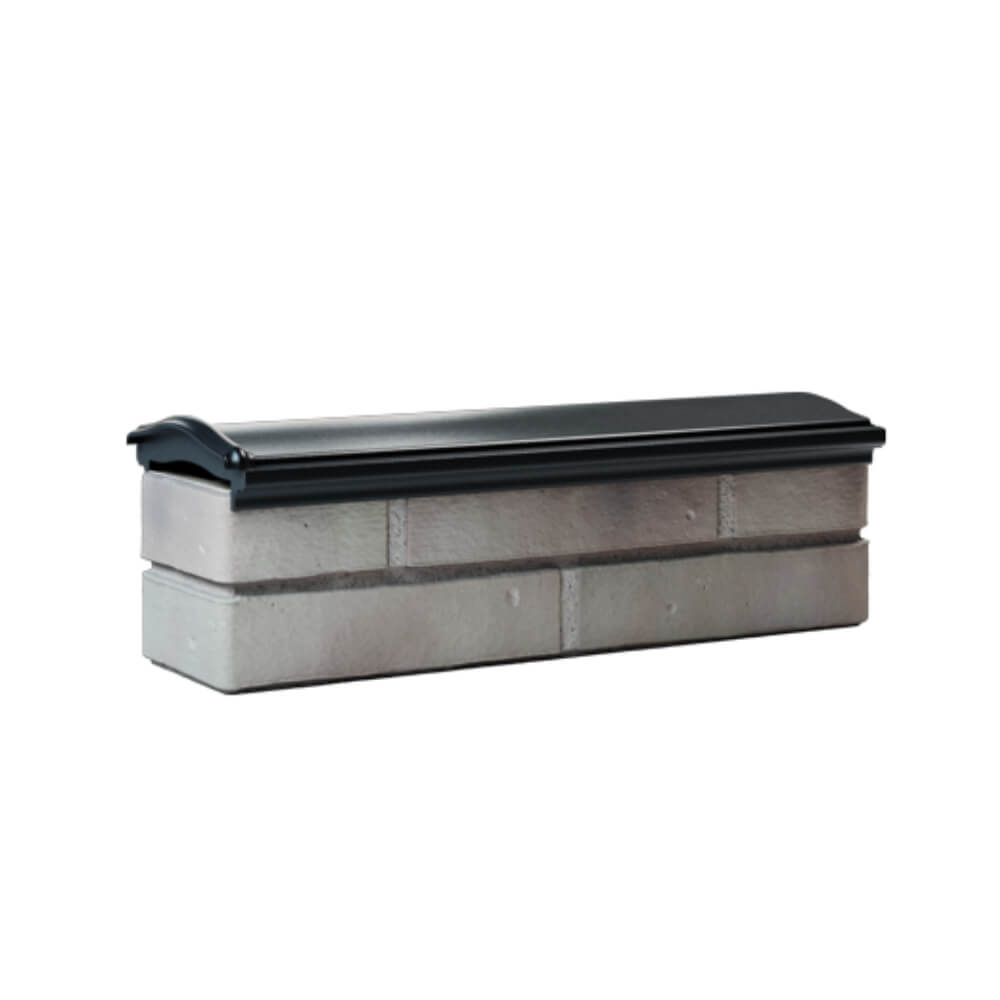 Парапет Zking Монблан Черный посадка на 0.5 кирпича (130мм) Брянск фото