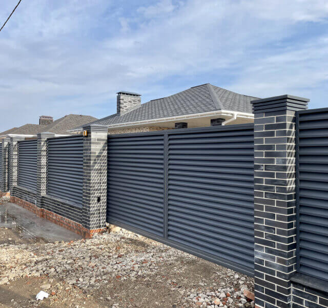 Колпак Zking Бона ХайТек Серый на столб 1.5х1.5 кирпича (385х385мм) в Брянске фото