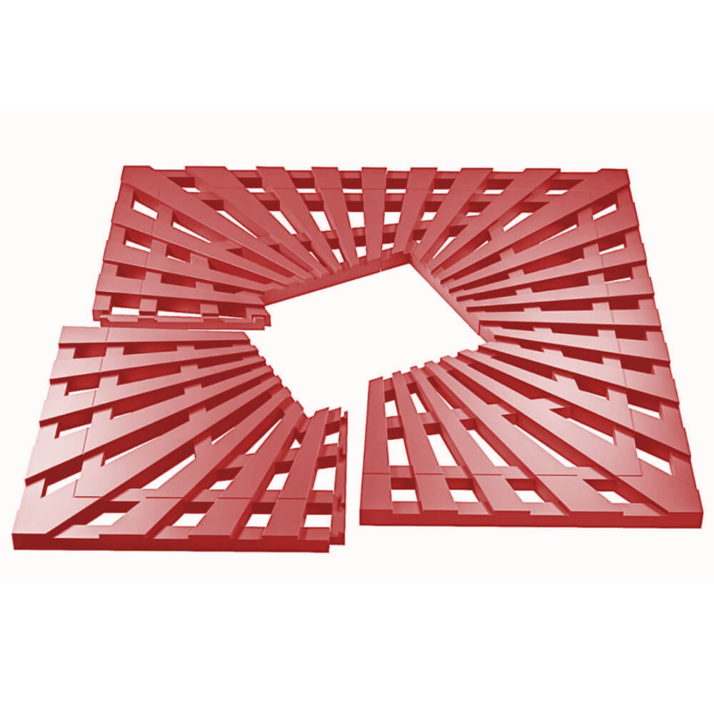 Приствольная решетка для дерева ZKING ATMOSPHERE 1.2х1.2м Красная в Брянске фото