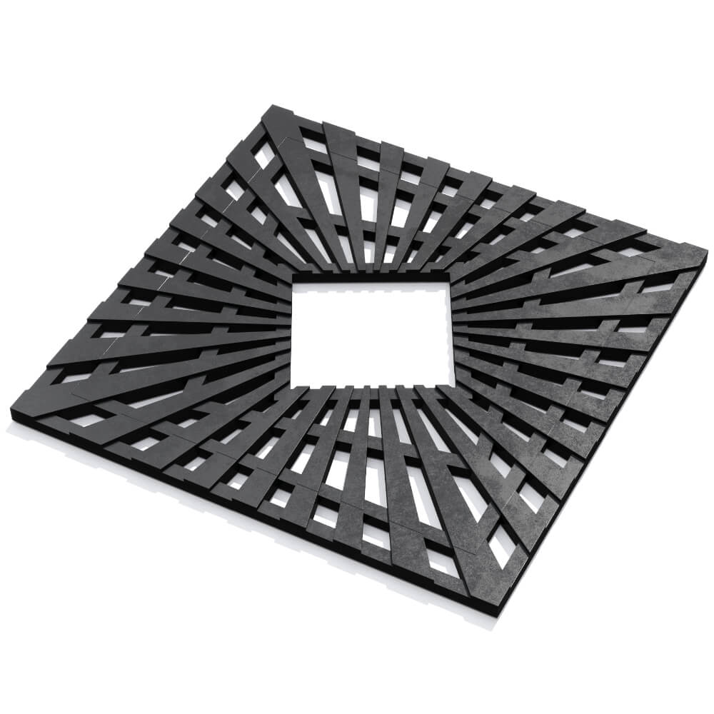 Приствольная решетка для дерева ZKING ATMOSPHERE 1.2х1.2м Черная в Брянске фото