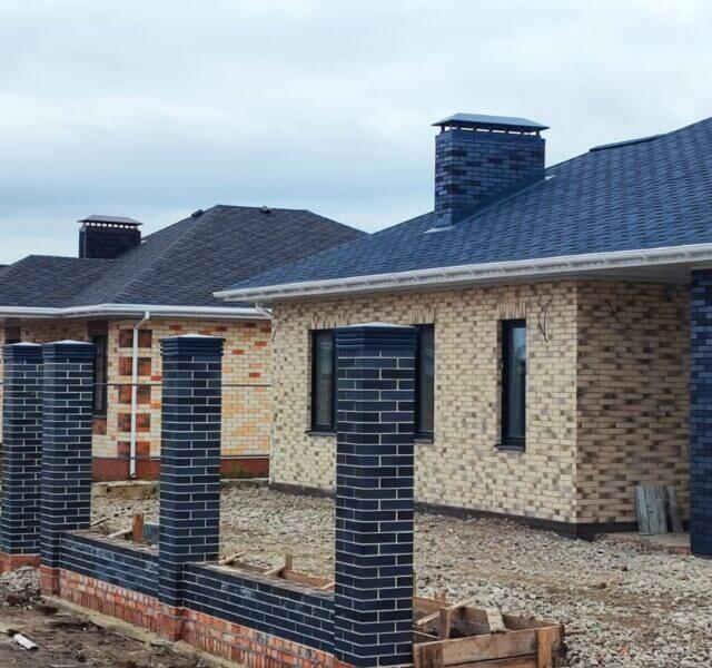 Колпак Zking Бона ХайТек Серый на столб 1.5х1.5 кирпича (385х385мм) в Брянске фото