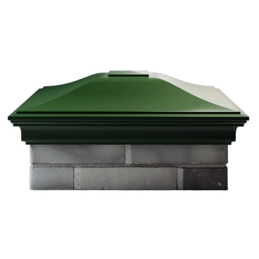 Колпак Zking Монблан Зеленый на столб 2х2 кирпича (515х515мм) в Брянске фото