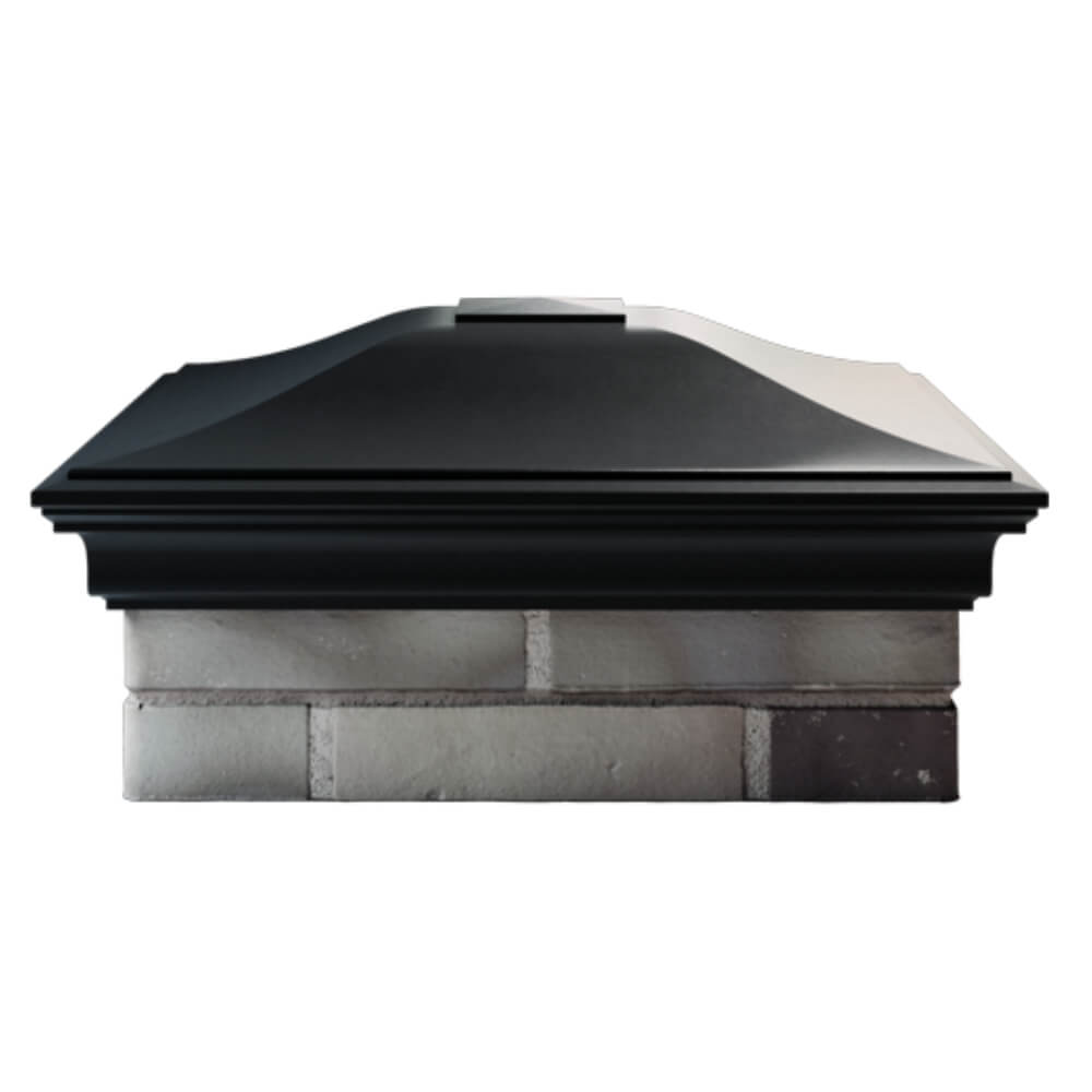 Колпак Zking Монблан Черный на столб 2х2 кирпича (515х515мм) в Брянске фото