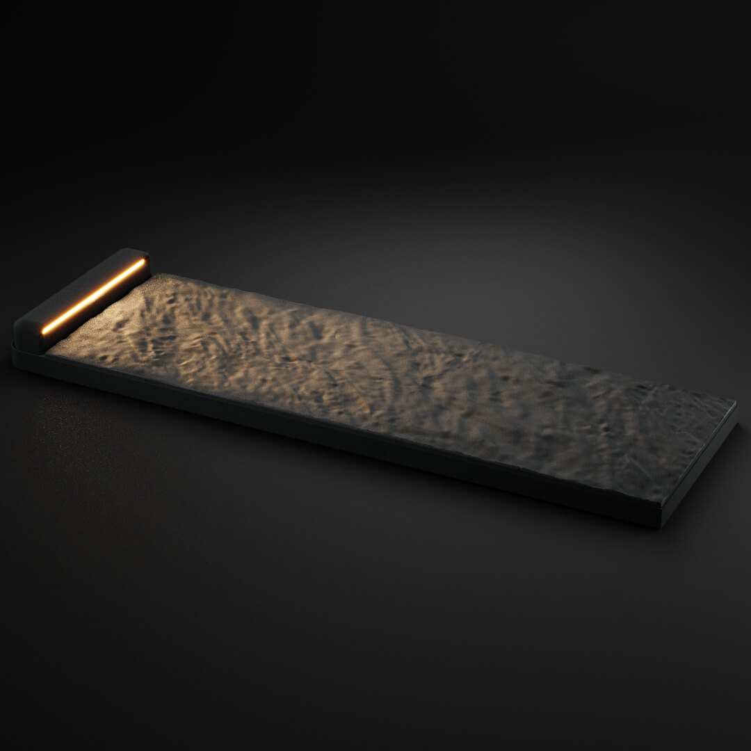 LED Светильник для шаговой плиты STONE Графитовый Серый 330х75х98мм в Брянске фото