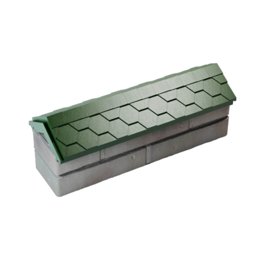 Парапет Zking Эверест Зеленый с посадкой на 0.5 кирпича (130мм) в Брянске фото