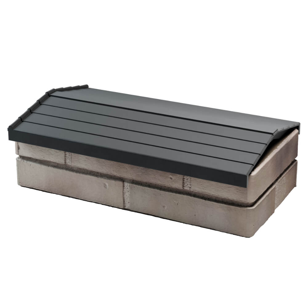 Парапет Zking Бона ХайТек Серый с посадкой на 1 кирпич (200/225/255мм) в Брянске фото