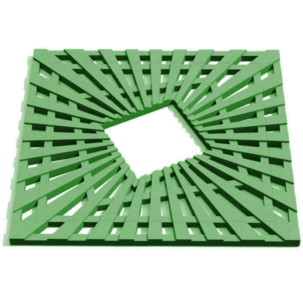 Приствольная решетка для дерева ZKING ATMOSPHERE 1.2х1.2м Зеленая Брянск фото